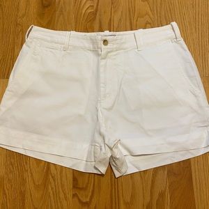 Ladies white shorts
